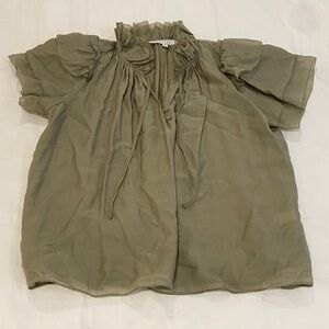 Hunter Bell Millie Ruffle Blouse